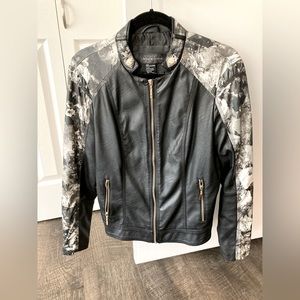 Faux leather jacket